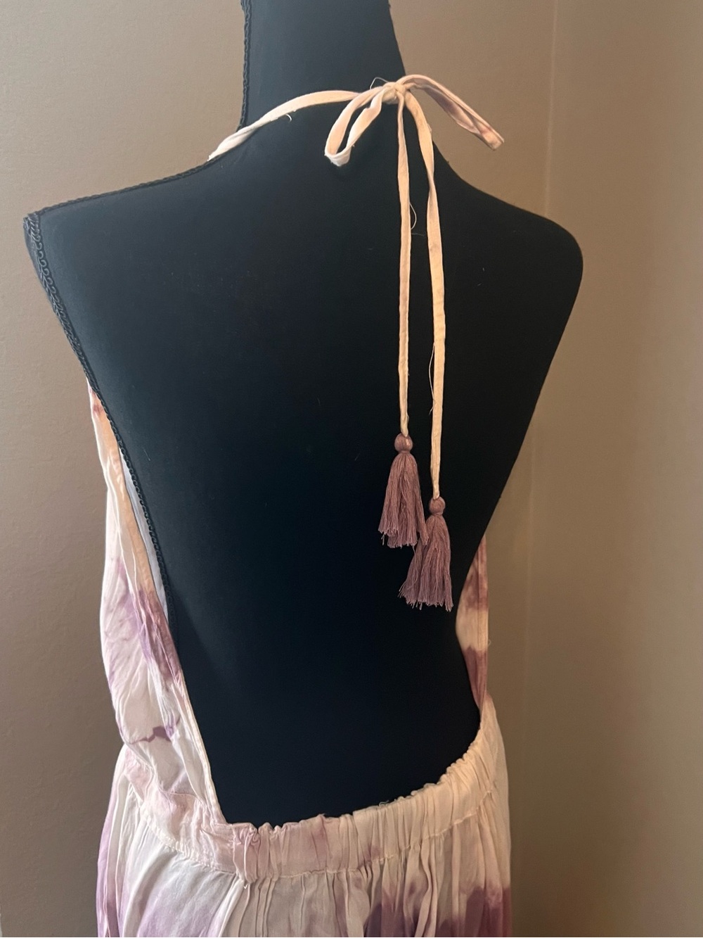 Boho Me Tie-Dye Halter jumpsuit / beach cover up
